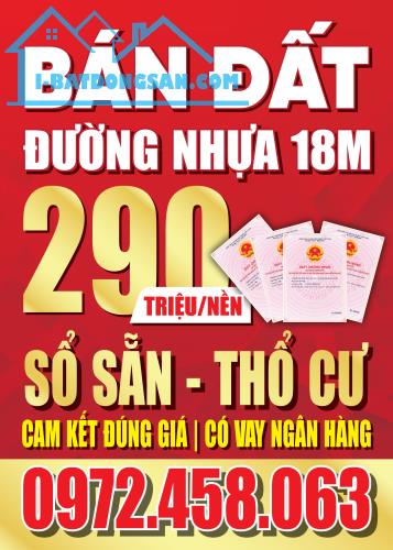 Bán đất thổ cư, giá rẻ, đường Quốc Lộ 14  Bình Phước