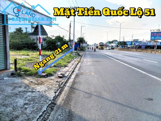 🙅B.ÁN 21 Tỷ - GẦN 1 SÀO ĐẤT MẶT TIỀN QUỐC LỘ 51 (GÓC 2 MẶT TIỀN) GẦN CTY BỘT NGỌT VEDAN