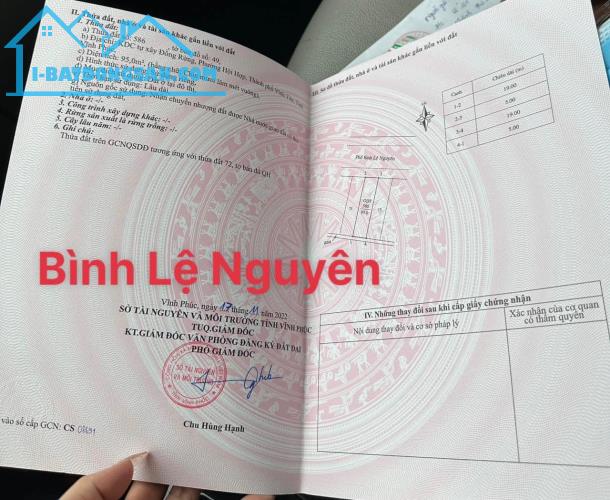 Bán lô 95m2, mặt tiền 5m phố Bình Lệ Nguyên, Hội hợp, TP Vĩnh Yên - 3