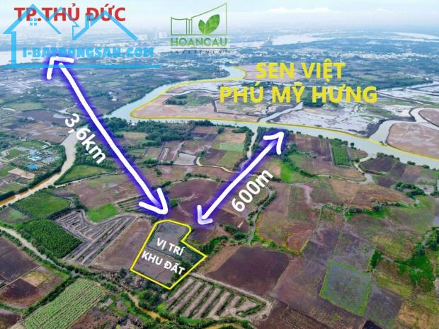 7700m2 đất sào mặt tiền đường nối quận 2, đối diện Phú Mỹ Hưng đang triển khai