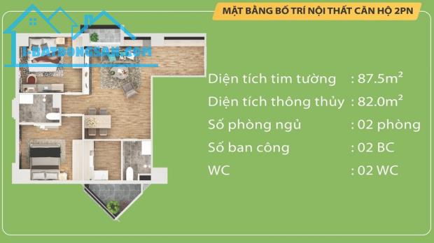Chính chủ 2pn 82m2 Tecco Garden Thanh Trì full nội thất, bao phí bán gấp 3,3 tỷ 0985009585 - 5