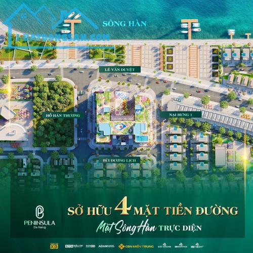 Mở Bán đợt 1 Căn hộ Cao Cấp  PENINSULA Đà Nẵng Đà Nẵng view sông Hàn - Chỉ 2,2 tỷ/căn - 2