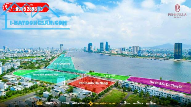 Mở Bán đợt 1 Căn hộ Cao Cấp  PENINSULA Đà Nẵng Đà Nẵng view sông Hàn - Chỉ 2,2 tỷ/căn - 1