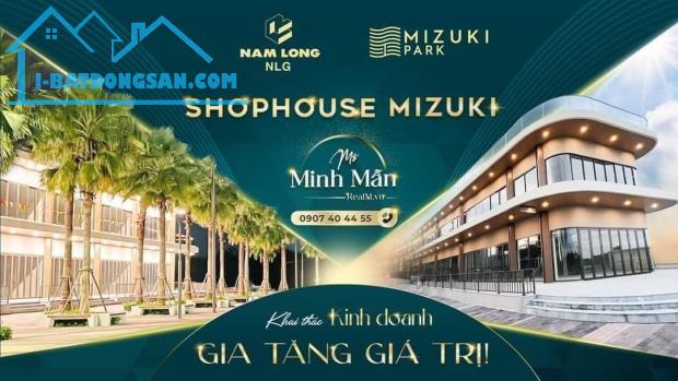 CHO THUÊ SHOPHOUSE MIZUKI NAM LONG, NGUYỄN VĂN LINH PHẠM HÙNG BÌNH CHÁNH, GẦN QUẬN 7, MẶT - 1