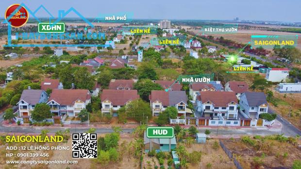 Saigonland Cần bán nhanh nền Nhà Vườn  sổ sẵn dự án Hud Nhơn Trạch Đồng Nai diện tích - 3