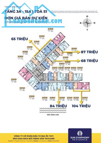 Độc quyền căn hộ SunGR CK tối ưu lên đến 20% Cam kết có hàng STU chỉ từ 2 tỷ, view sông - 2