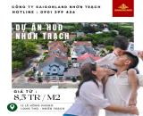 Saigonland Cần bán nhanh nền Nhà Vườn  sổ sẵn dự án Hud Nhơn Trạch Đồng Nai diện tích