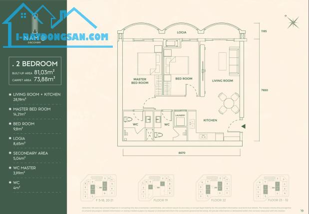 Bán căn hộ chung cư A -708 Nam Ô Discovery Đà Nẵng CK lên đến 8%. LH 0865566675 - 4