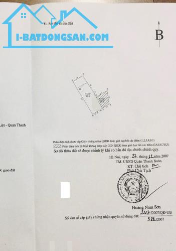 Cần bán mảnh đất Phố Nguyễn Lân, Thanh Xuân. DT42/48m. Giá: 9,2 tỷ có thương lượng - 1