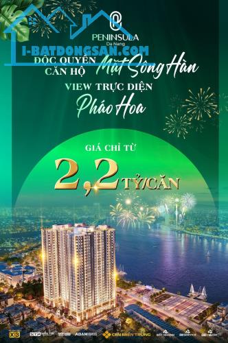 15 suất ngoại giao Căn hộ cao cấp sông Hàn view xem pháo hoa Peninsula Đà Nẵng - 3