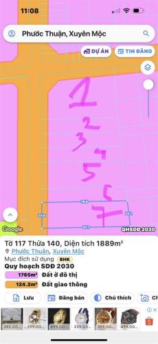 ĐẤT ĐẸP - ĐẦU TƯ SINH LỜI - Chính Chủ Cần Bán Lô Đất Xã Phước Thuận, Xuyên Mộc, Bà Rịa -