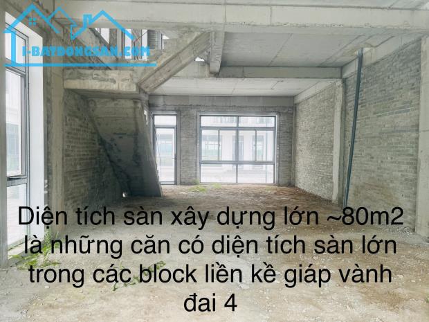 Căn góc liền kề 3 mặt thoáng, diện tích 121,8m2, giá chỉ 7x triệu/m2 đất và cả xây dựng. - 3