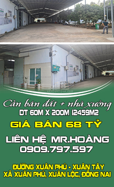 Cần bán đất + nhà xưởng DT 60m x 200m (12459m2) tại Xuân Phú, Xuân Lộc, Đồng Nai - 4