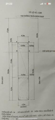 Bán nhà 2 tầng mặt đường đôi Trần Hưng Đạo, TP HD, 108m2, mt 4.5m, KD sầm uất - 3