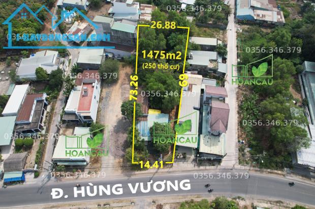 1500m2 đất mặt tiền Hùng Vương rẻ nhất xã Phú Đông, Nhơn Trạch - 1