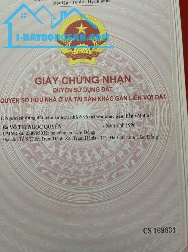 ĐẤT CHÍNH CHỦ - GIÁ TỐT - Vị Trí Đẹp Tại Xã Trạm Hành, TP Đà Lạt