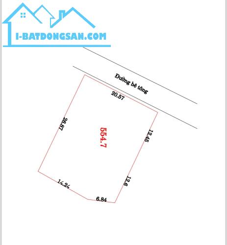 Bán gấp đất Lương Sơn, Hòa Bình 554m2, giá 2,4 tỷ - 2