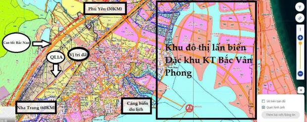 Đất nền sổ đỏ full thổ cư ngay phân khu 8 khu kinh tế Bắc Vân Phong - 1