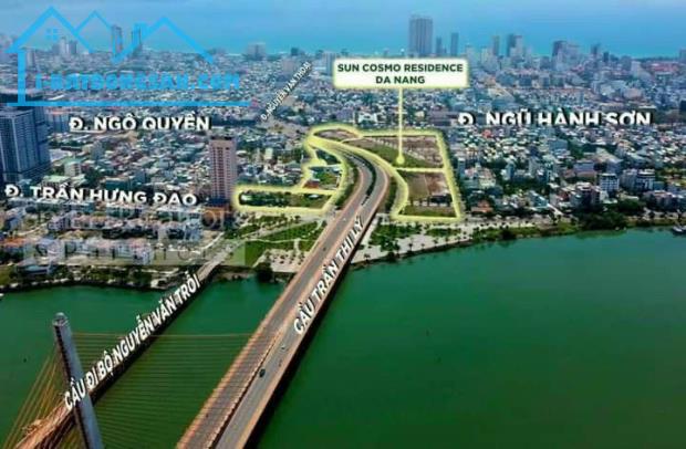 Bán nhà 2 tầng MT Trần Hưng Đạo, gần Sun Cosmo Residence, An Hải Tây, Sơn Trà 18 tỷ