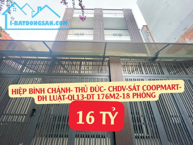 CHDV 18 Phòng Gần Đại Học Luật & Coopmart Hiệp Bình Chánh, Thủ Đức - DT 80 Triệu/Tháng - 4