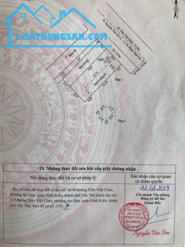 Nhà góc 2 mặt tiền đường Trần Việt Châu, An Hoà, Ninh Kiều, Cần Thơ - 40 tỷ