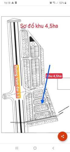 Hàng hiếm! E còn lô đất DV khu 4.5ha rất đẹp, ngay sát đường Vành Đai 3.5 diện tích 95m2 - 3