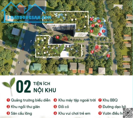 Chung cư Iris Tower đã có sổ, Vsip1, chỉ trả 20% 260tr nhận nhà ở ngay,vài suất nội bộ CĐT - 1