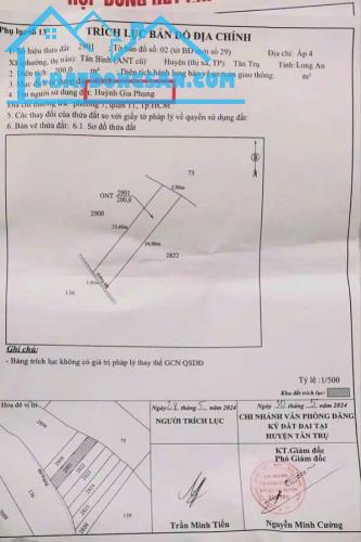 200m2 Thổ cư/ SHR ,Tân Bình, Tân Trụ, Long An