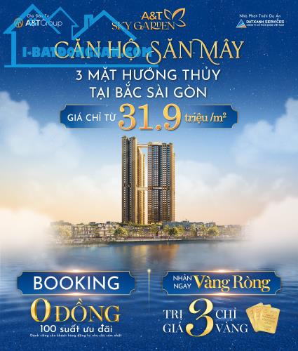 Căn hộ A & T Sky Garden Thuận An CK tới 3 Chỉ Vàng