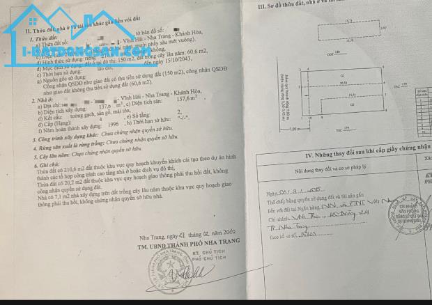 Bán đất đẹp 122m ngang 6,5 xây khách sạn, căn hộ ngay đầu đường Đặc Tất, cách bãi tắm 70m - 1