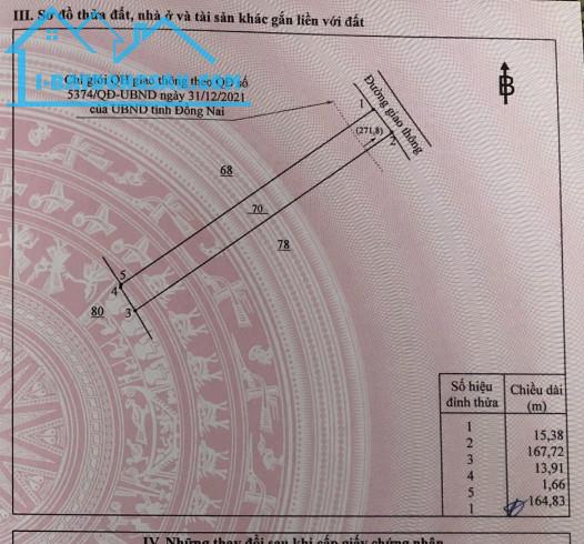 Cần bán 2500m2 Cẩm Mỹ ngay vòng xoay cao tốc HCM LT