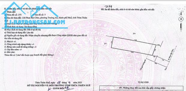 Bán nhà 78m2 mặt tiền đường Phan Bội Châu, phường Trường An, ngay trung tâm TP Huế - 4