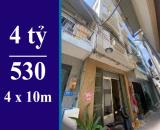 BÁN NHÀ PHƯỜNG TÂN QUY, QUẬN 7. DT: 4 X 10M, 3 LẦU, ST, ĐÃ HOÀN CÔNG