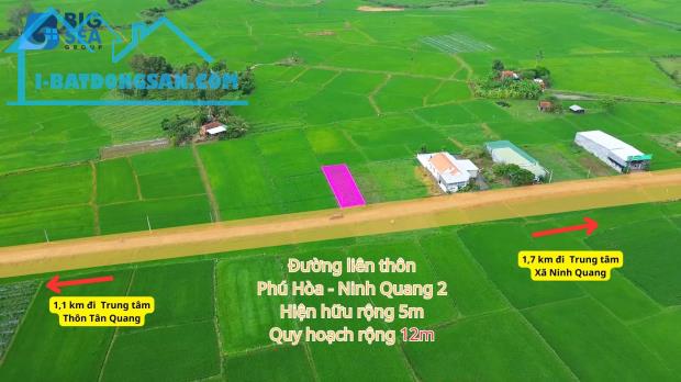 Đất nền Thôn Vạn Hữu - xã Ninh Quang - Thị Xã Ninh Hòa giá rẻ, đầu tư sinh lời lớn