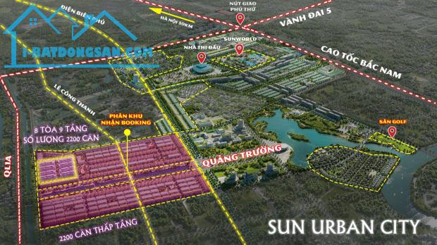 Đừng Bỏ Lỡ Cơ Hội Đầu Tư BĐS Có 1-0-2 Tại Sun Urban City Hà Nam!