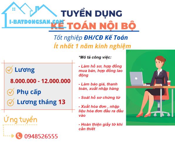 TUYỂN DỤNG KẾ TOÁN NỘI BỘ NGÀNH CƠ KHÍ, NỘI THẤT

KHU VỰC NGỌC TRỤC - ĐẠI MỖ - NAM TỪ