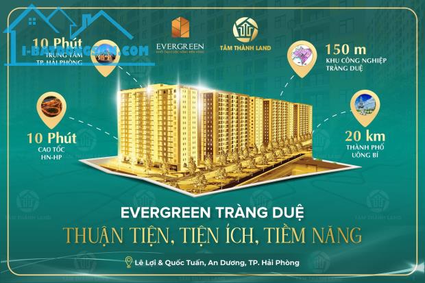 Dự án Evergreen Tràng Duệ có vị trí nằm tại trung tâm khu đô thị KĐT Seoul Ecohome Tràng - 4