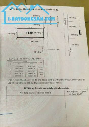 Bán lô đất (4,5x13.5) Lê Thị Riêng khu phân lô 10m Thới An, Q12, giá rẻ 3.98 tỷ