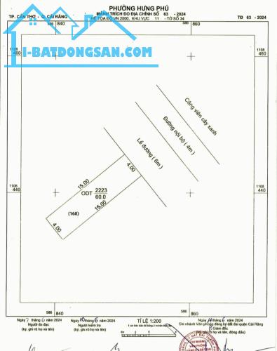 BÁN NỀN - MẶT TIỀN - GIÁ RẺ - ĐỐI DIỆN CÔNG VIÊN - khu TĐC HƯNG PHÚ 1