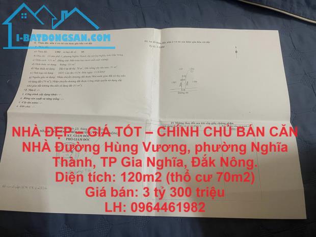 NHÀ ĐẸP – GIÁ TỐT – CHÍNH CHỦ BÁN CĂN NHÀ Trung Tâm TP Gia nghĩa,  Đắk Nông - 4