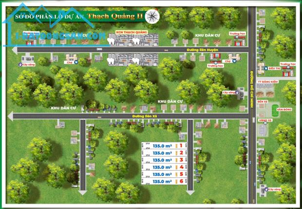 135m2 chỉ 195 triệu , sẵn sổ đỏ mặt liên xã 7,5m Thanh Hoá - 1