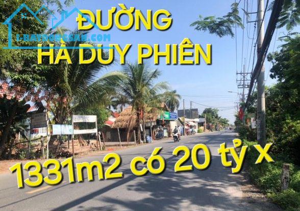 1331m2 có 20x tỷ x Mặt tiền Hà Duy Phiên Bình Mỹ Củ Chi TP.HCM - 1