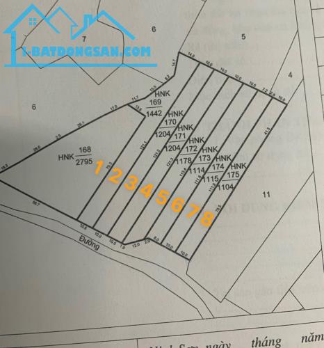 BÁN 8 LÔ ĐẤT NINH SƠN GIÁ CHỈ TỪ 100TR