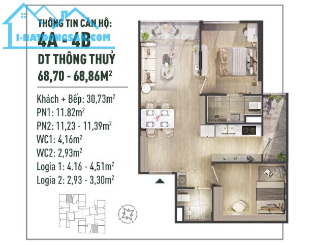 Căn hộ Fibonan thiết kế chữ Z tránh nắng tránh rét, yên tâm đợi tiền về - 1