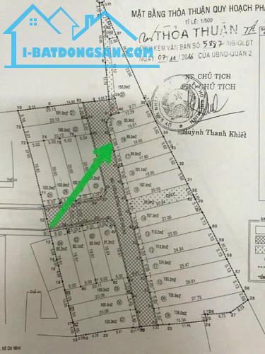 Bán đất thổ cư hẻm ô tô phường Bình Trưng Tây Quận 2 có 2 lô _97m2 ngang 4,4m dài 22m - 1