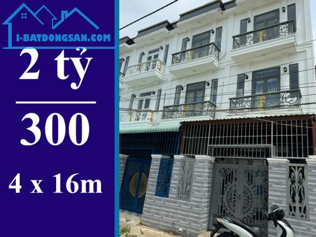 TÔI LÀ CHỦ CẦN BÁN NHÀ LONG AN. DT: 4 X 16, 2 LẦU, SÂN THƯỢNG. GIÁ 2 TỶ 300 - 5