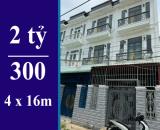 TÔI LÀ CHỦ CẦN BÁN NHÀ LONG AN. DT: 4 X 16, 2 LẦU, SÂN THƯỢNG. GIÁ 2 TỶ 300