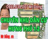 KDC Hưng Phú 185m2 Nhỉnh 10 Tỷ rẻ nhất đất Biệt thự Liên Phường Quận 9- 0913039007 Alo