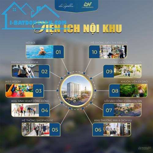 Bán căn hộ 2PN view trực diện Landmark 81 ngay tại Thủ Thiêm-De Capella-86m2 giá 6.18 tỷ