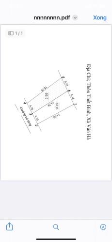 Bán 68m2 trục chính Kinh Doanh Thiết Bình-Vân Hà Đông Anh giá nhỉnh 2 tỷ. LH 0981568317